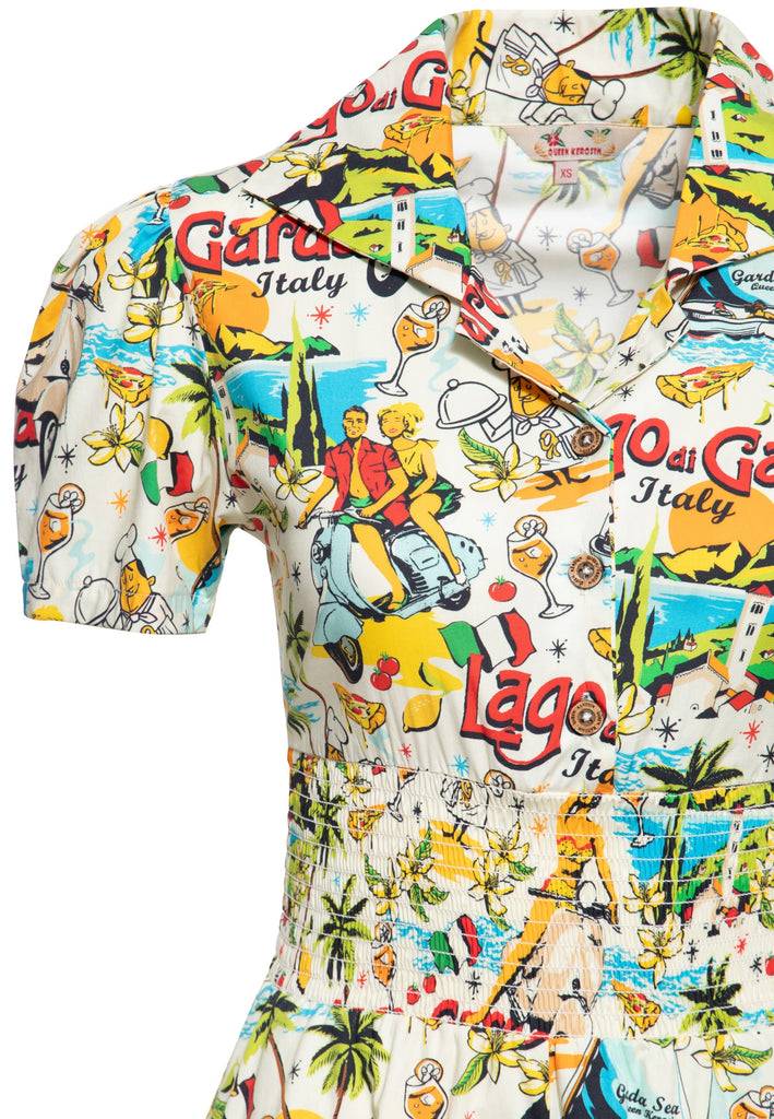 Queen Kerosin Swingkleid «Lago Di Garda»