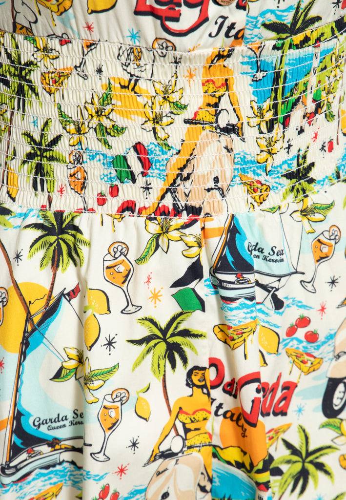 Queen Kerosin Swingkleid «Lago Di Garda»