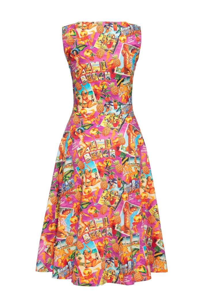 Queen Kerosin Swingkleid «Miami & Long Beach»