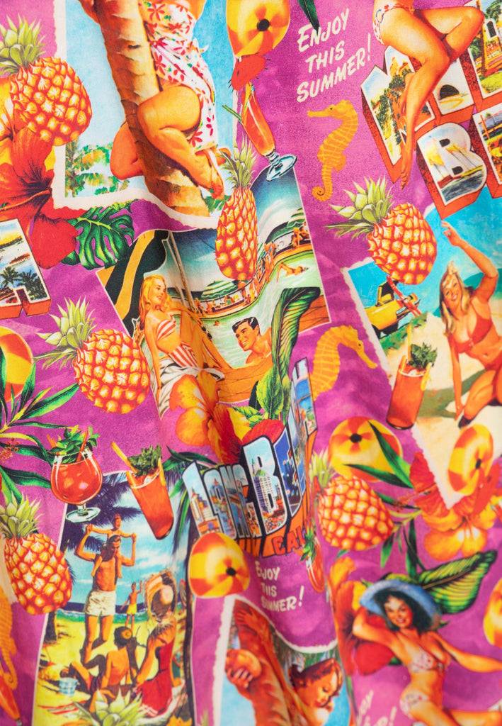 Queen Kerosin Swingkleid «Miami & Long Beach»