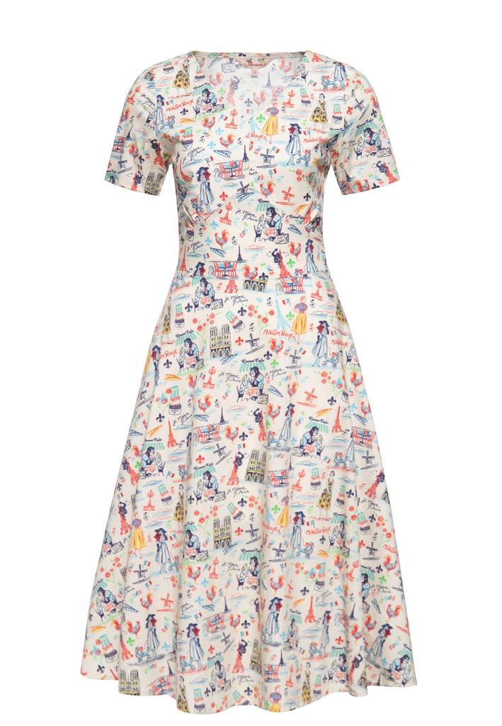 Queen Kerosin Swingkleid «Paris»