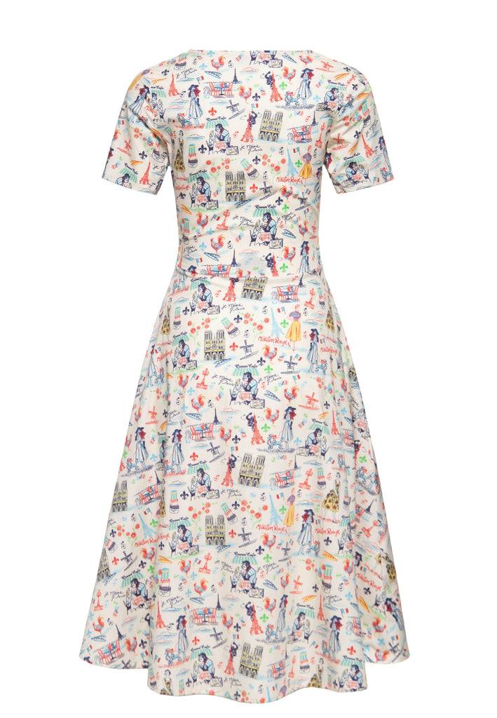 Queen Kerosin Swingkleid «Paris»