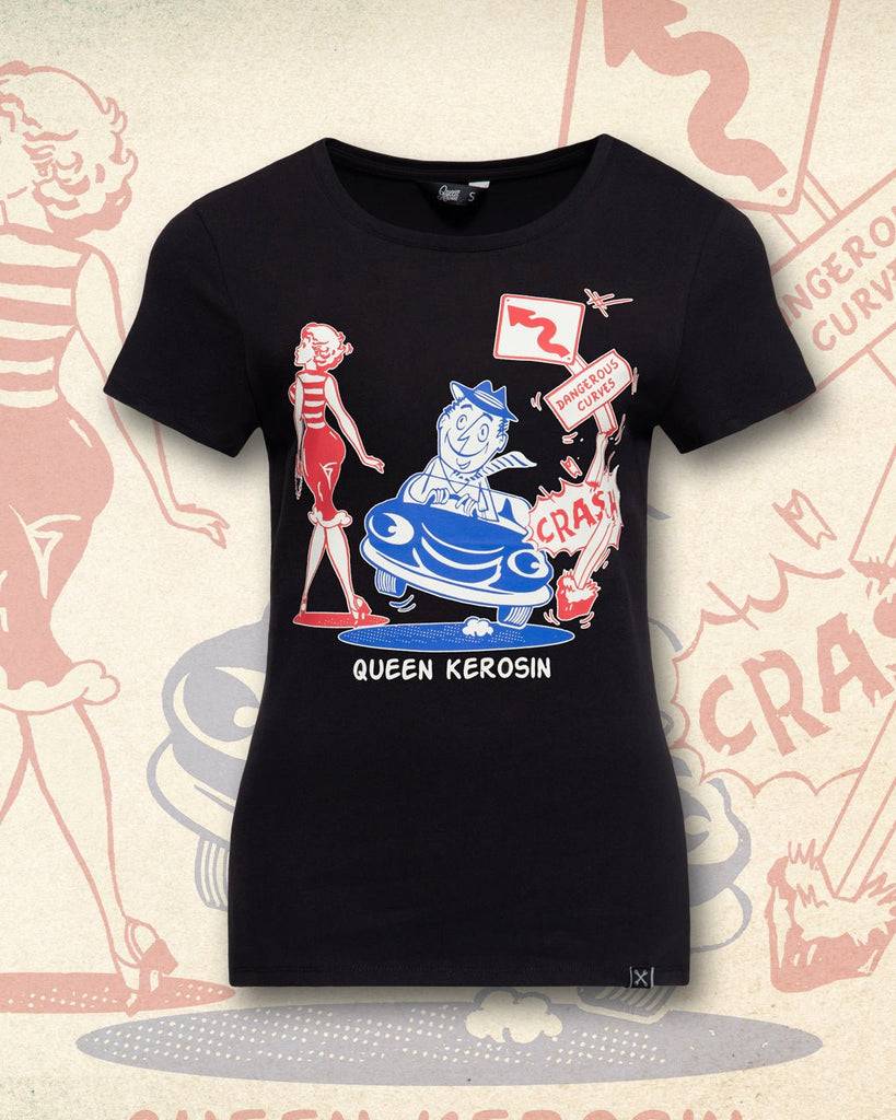 Queen Kerosin T-Shirt «Dangerous Curves»