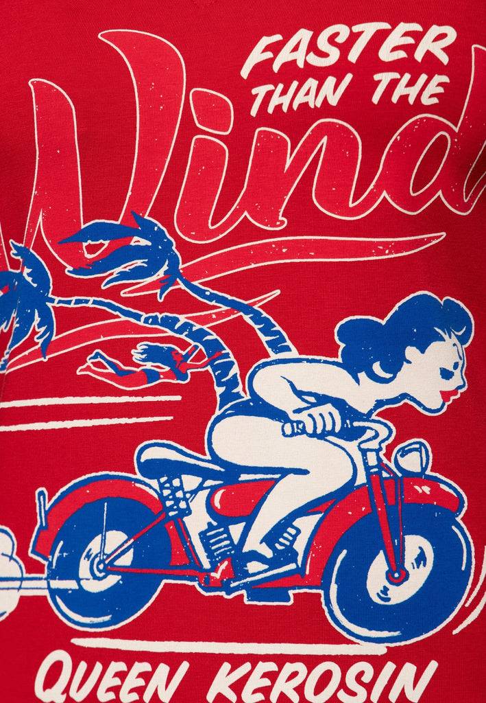 Queen Kerosin T-Shirt «Faster Than The Wind»