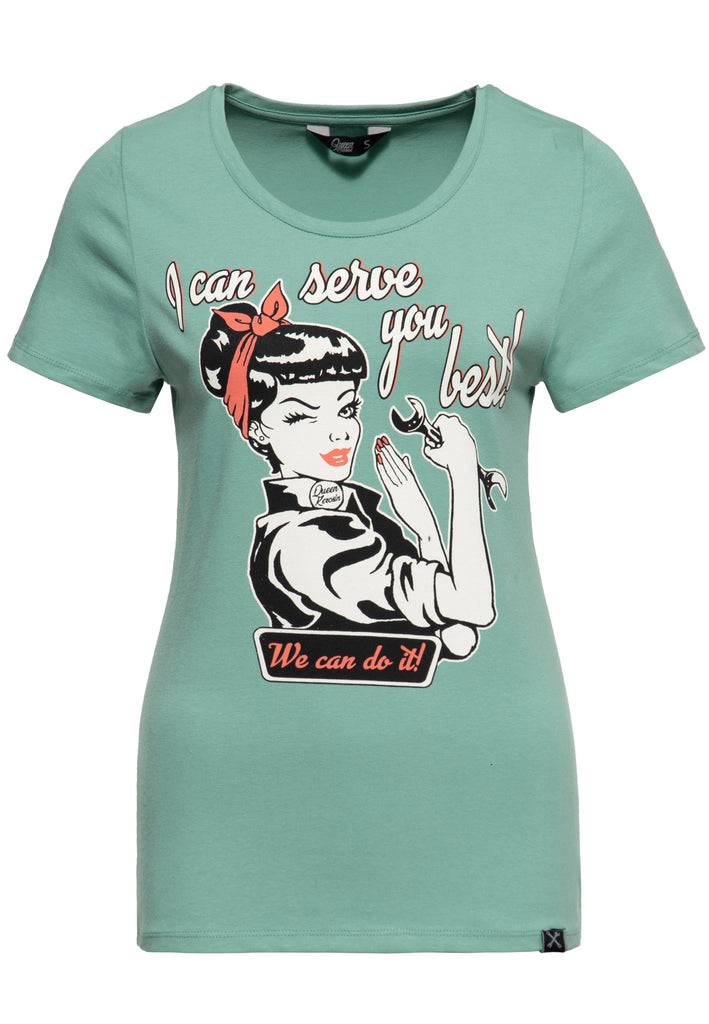 Queen Kerosin T-Shirt «I Can Serve You Best»