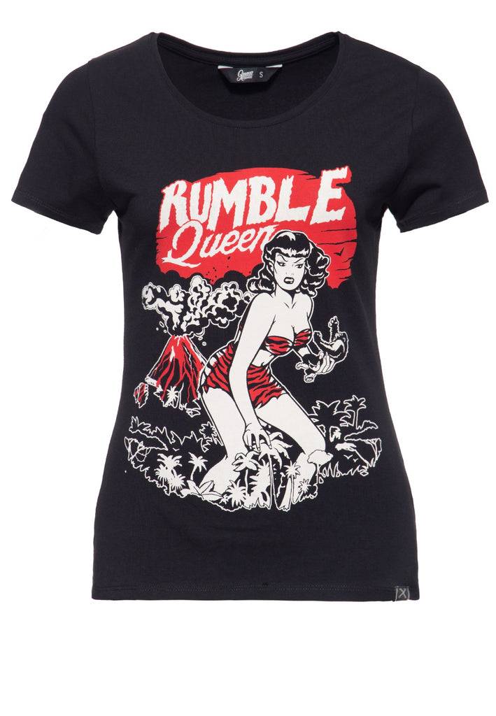 Queen Kerosin T-Shirt Im Vintage Look «Rumble Queen»