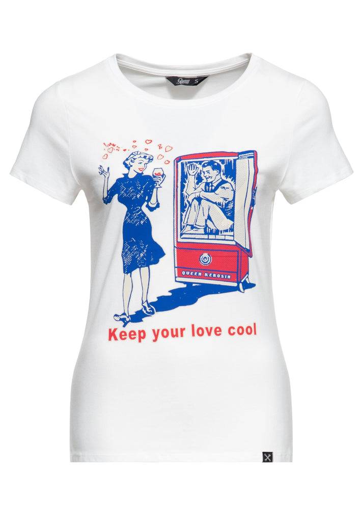 Queen Kerosin T-Shirt «Keep Your Love Cool»