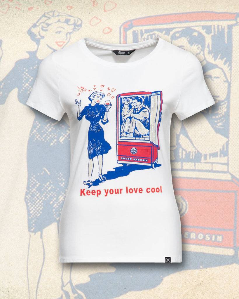 Queen Kerosin T-Shirt «Keep Your Love Cool»
