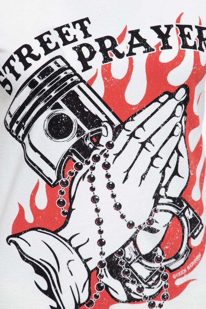 Queen Kerosin T-Shirt Mit Frontprint «Street Prayer»