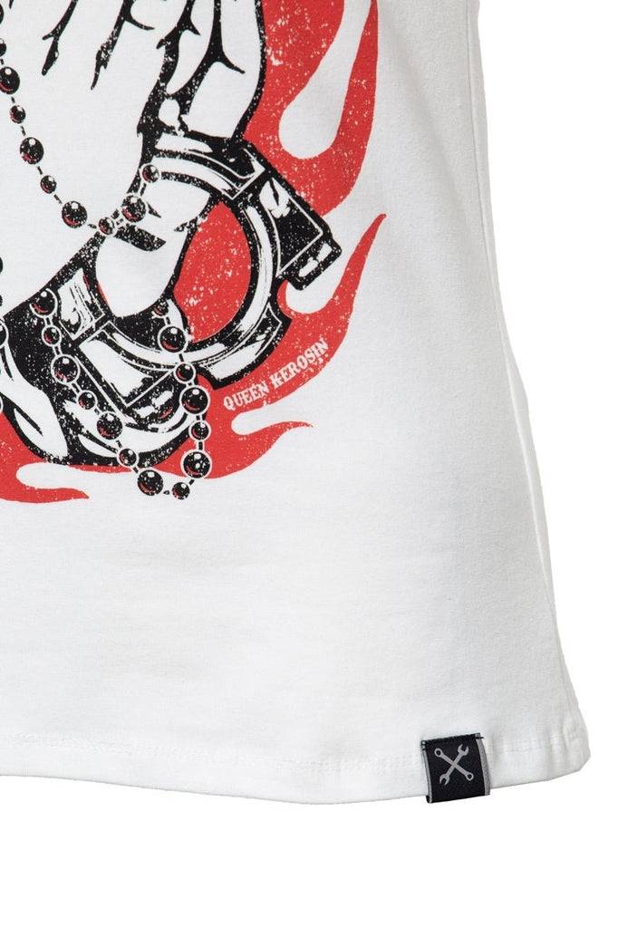 Queen Kerosin T-Shirt Mit Frontprint «Street Prayer»