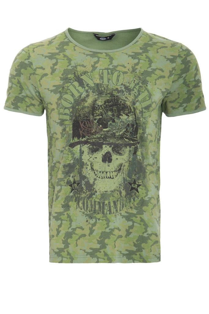 Queen Kerosin T-Shirt Mit Print «born To Kill»