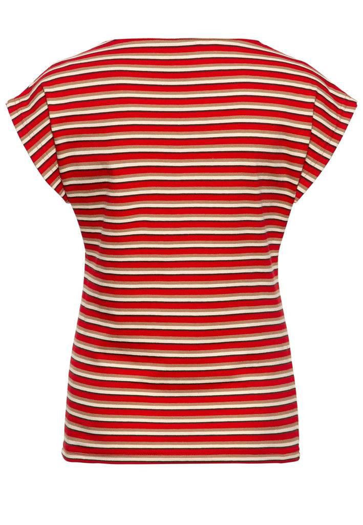 Queen Kerosin T-Shirt Mit U-Boot Ausschnitt