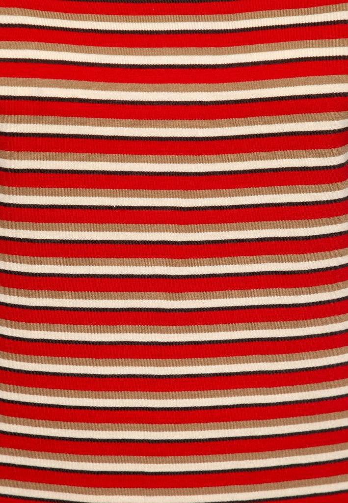 Queen Kerosin T-Shirt Mit U-Boot Ausschnitt