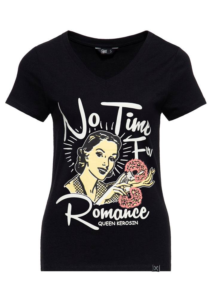 Queen Kerosin T-Shirt «No Time For Romance»
