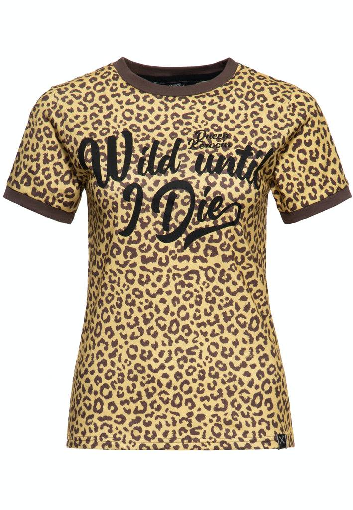 Queen Kerosin T-Shirt «Wild until I Die»