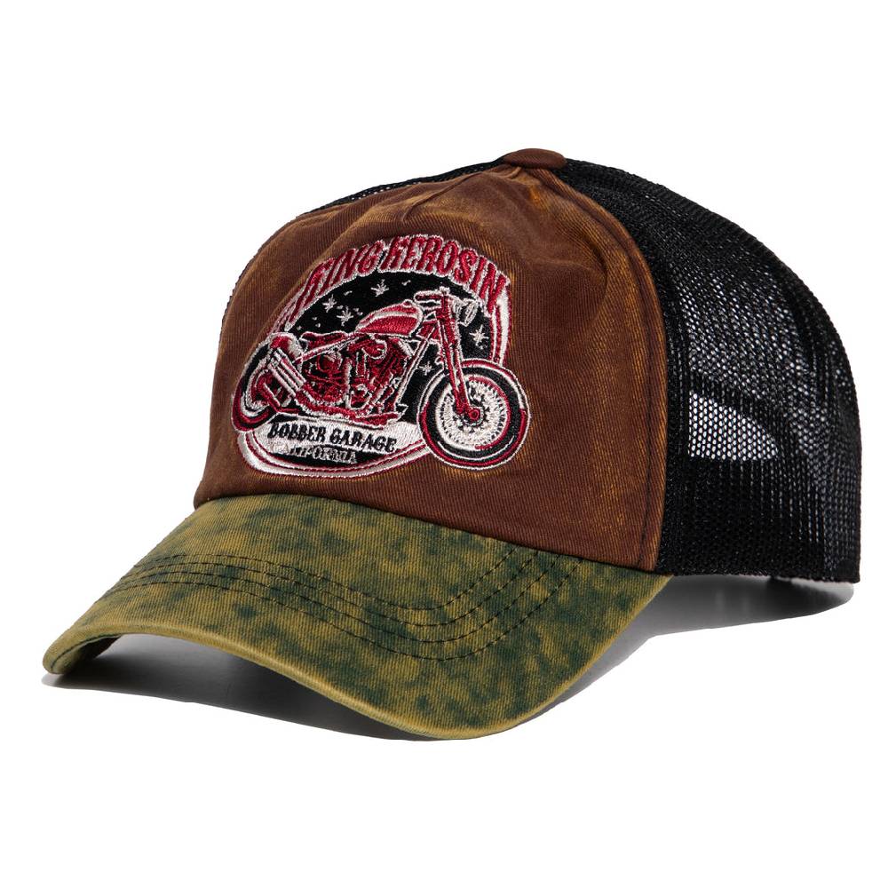 Queen Kerosin Trucker Cap «Bobber Garage»