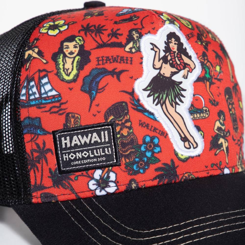 Queen Kerosin Trucker Cap «Hawaii Honolulu»
