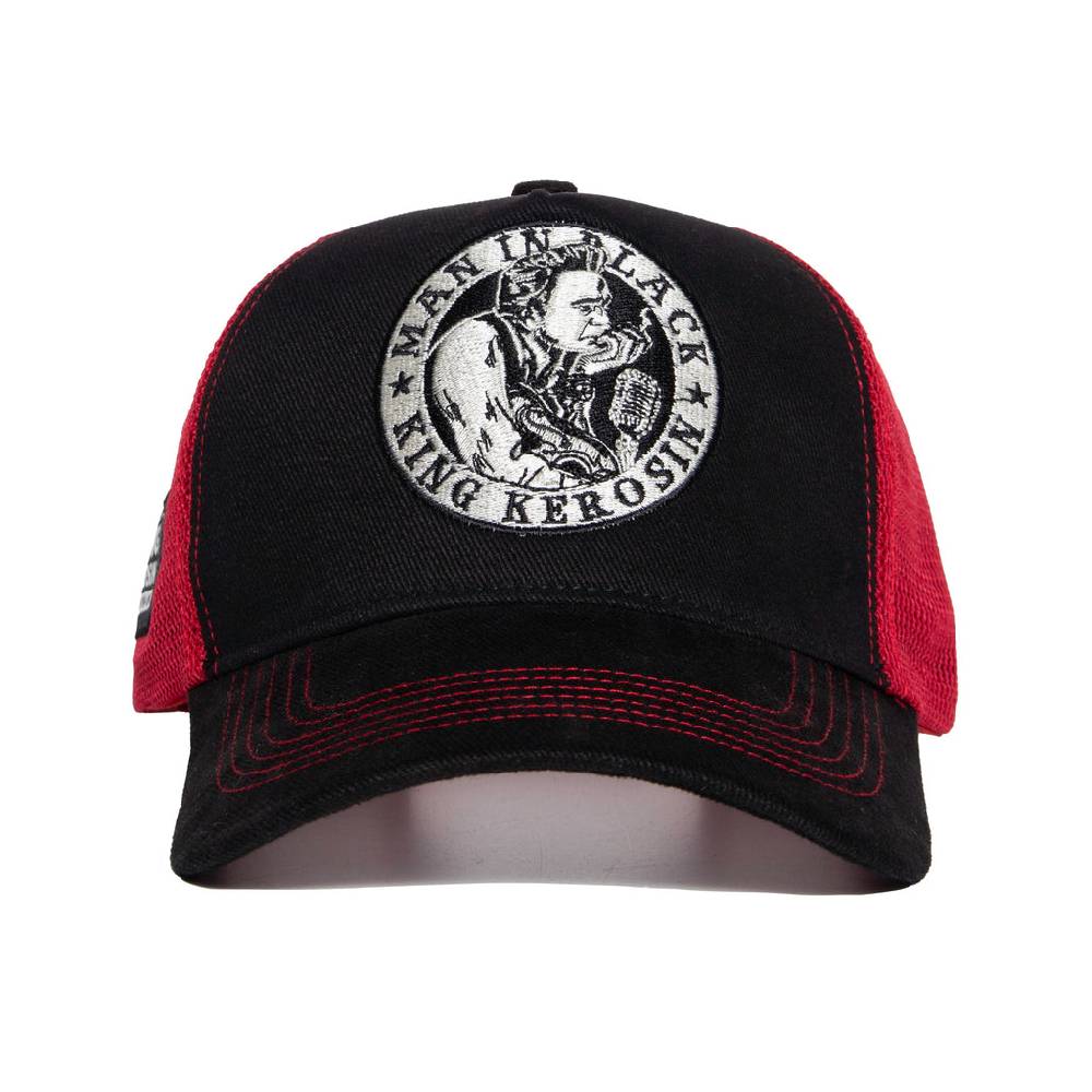 Queen Kerosin Trucker Cap «Man In Black»