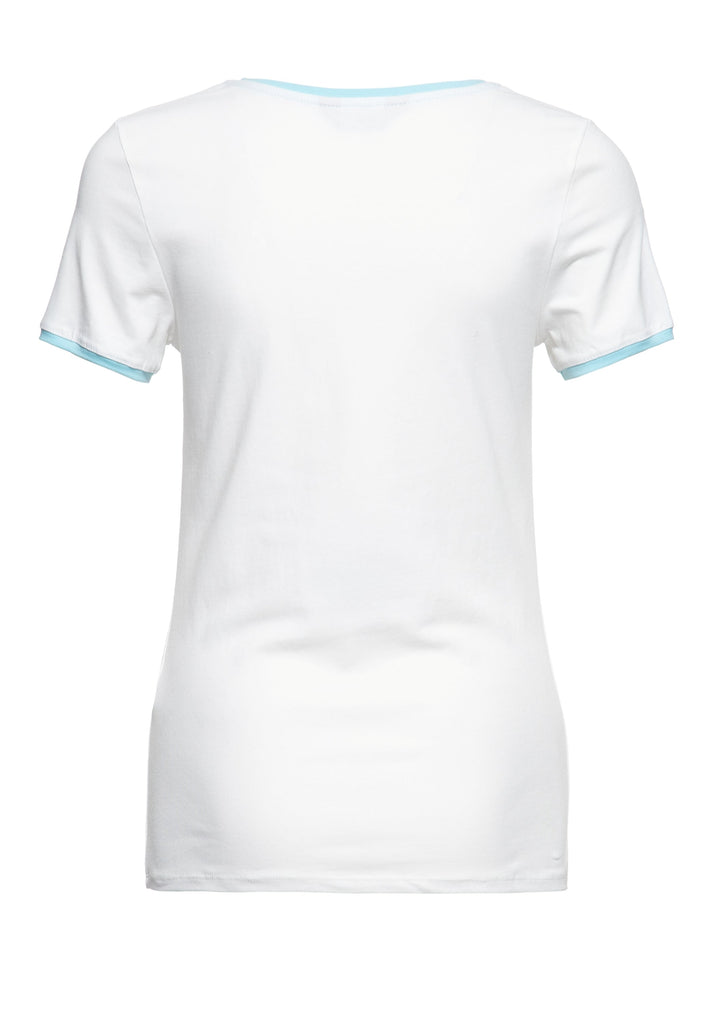 Queen Kerosin Vintage Ringer T-Shirt «Super Cutie»