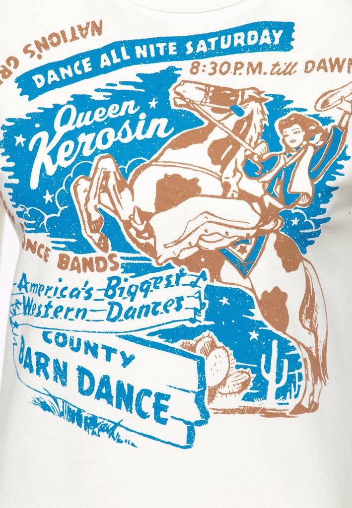 Queen Kerosin Vintage T-Shirt «Barn Dance»
