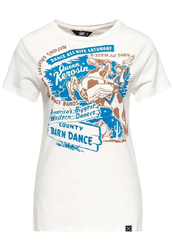 Queen Kerosin Vintage T-Shirt «Barn Dance»