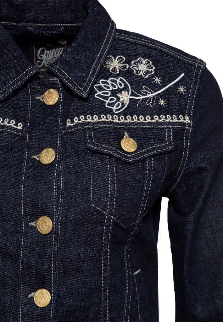 Queen Kerosin Western Jeansjacke