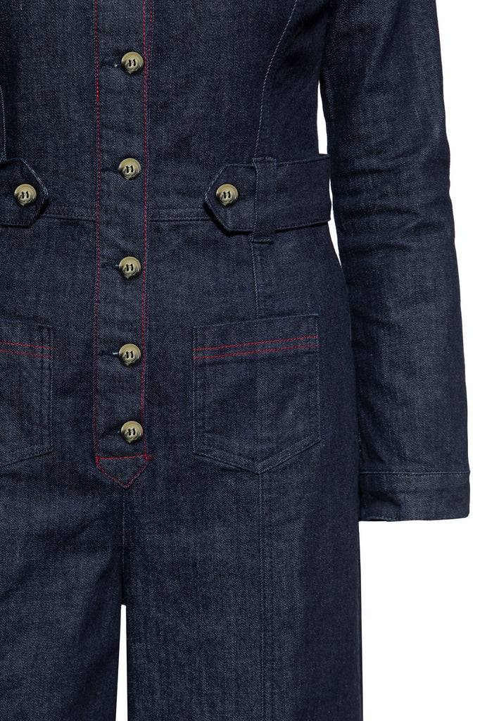 Queen Kerosin Western Overall «Roses»