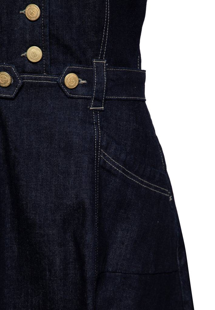 Queen Kerosin Western Swing Kleid Mit Stickerei