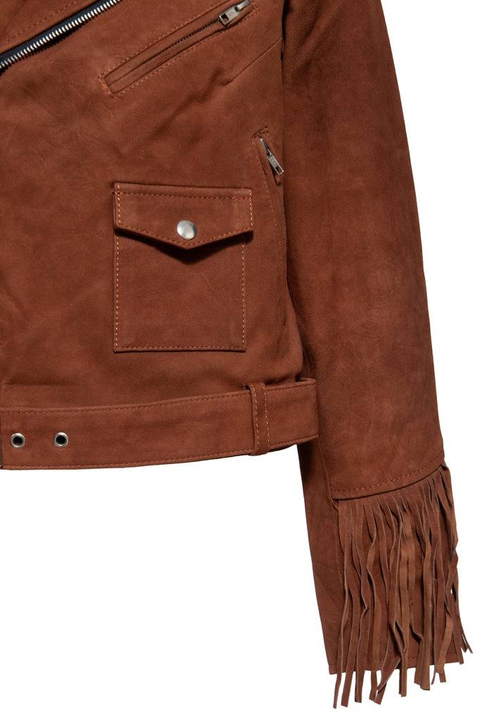 Queen Kerosin Wildleder Jacke