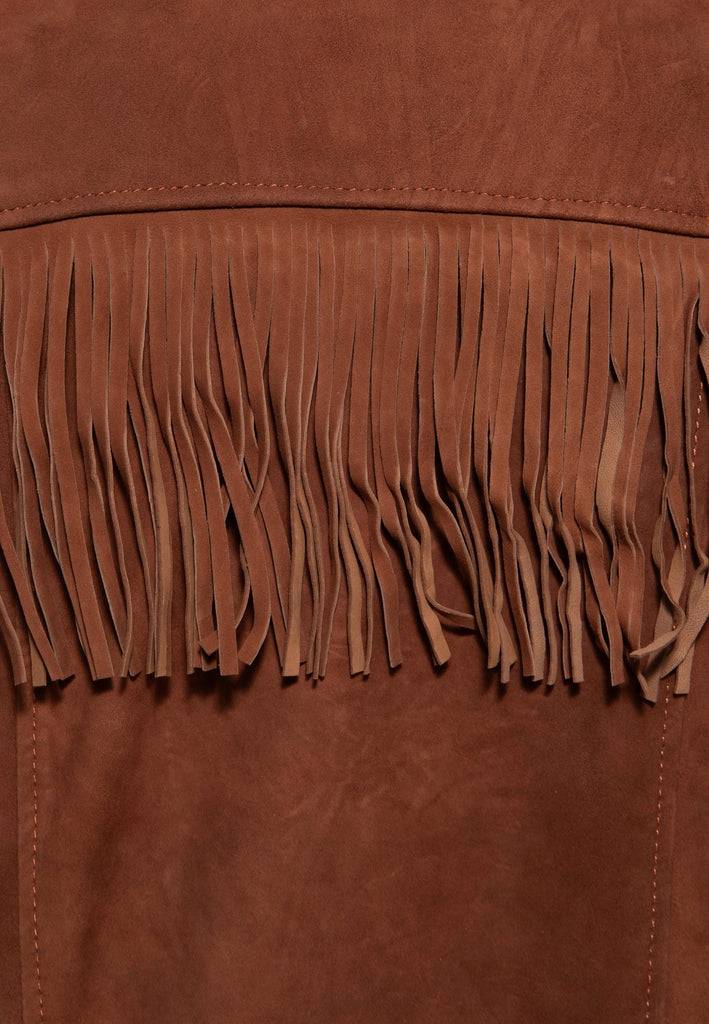 Queen Kerosin Wildleder Jacke