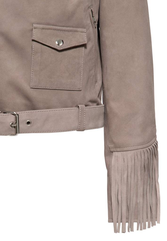 Queen Kerosin Wildlederjacke