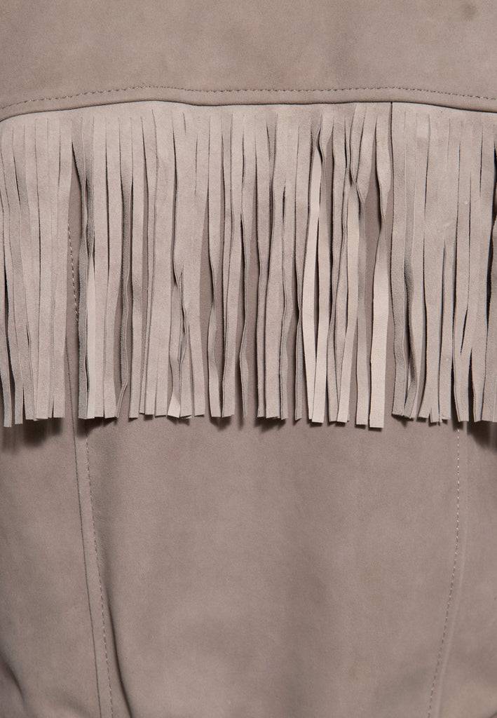 Queen Kerosin Wildlederjacke