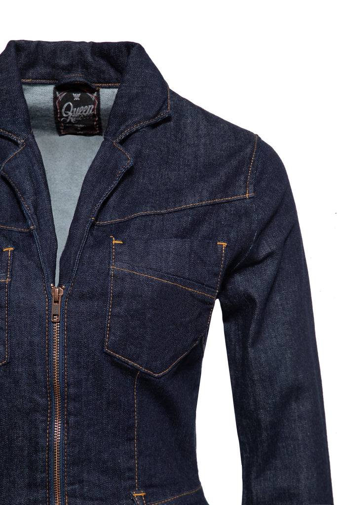 Queen Kerosin Worker Swing Kleid