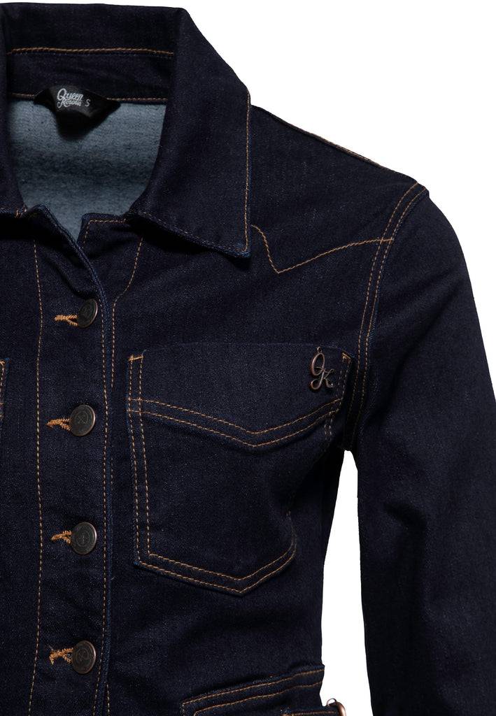 Queen Kerosin Workwear Bleistiftkleid