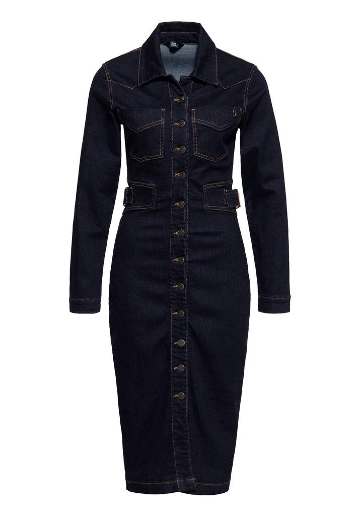 Queen Kerosin Workwear Bleistiftkleid