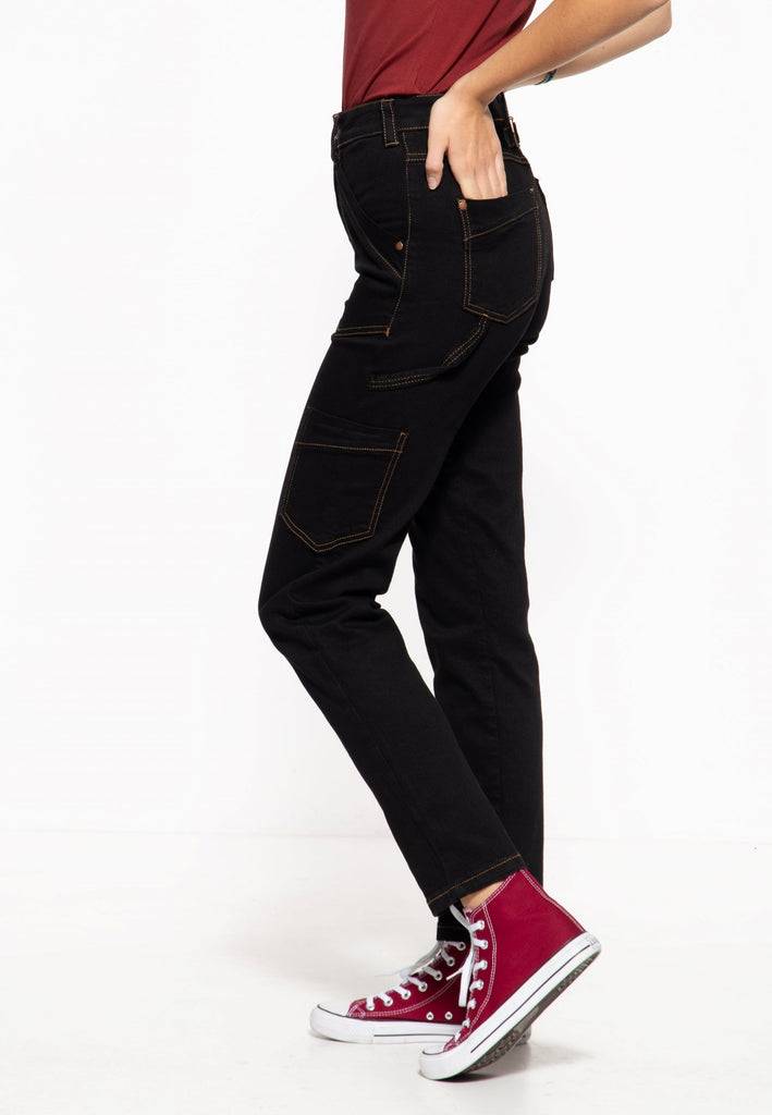 Queen Kerosin Workwear Damen Jeanshose