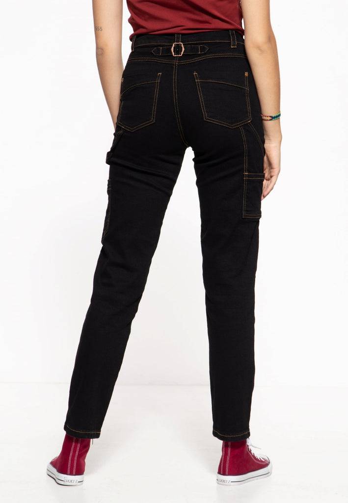 Queen Kerosin Workwear Damen Jeanshose