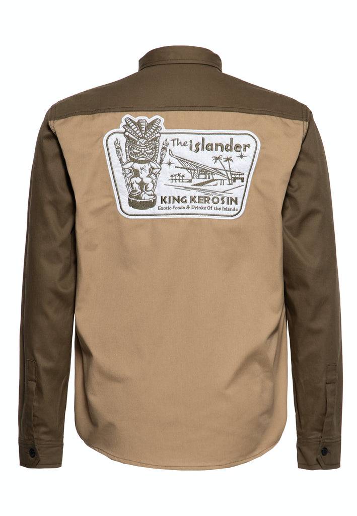 Queen Kerosin Workwear Hemd Langarm «The Islander»