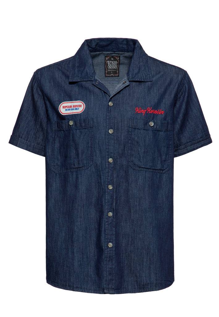 Queen Kerosin Workwear Hemd «Speed Kings»