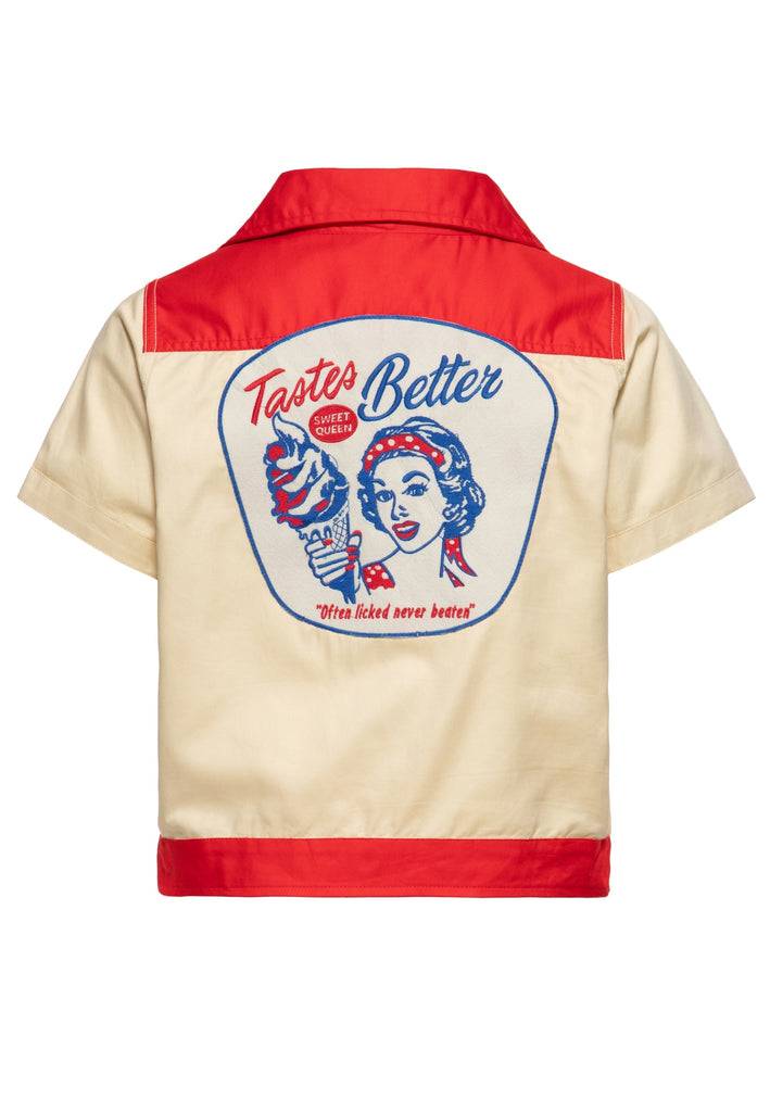 Queen Kerosin Workwear Hemdbluse «Gelateri»