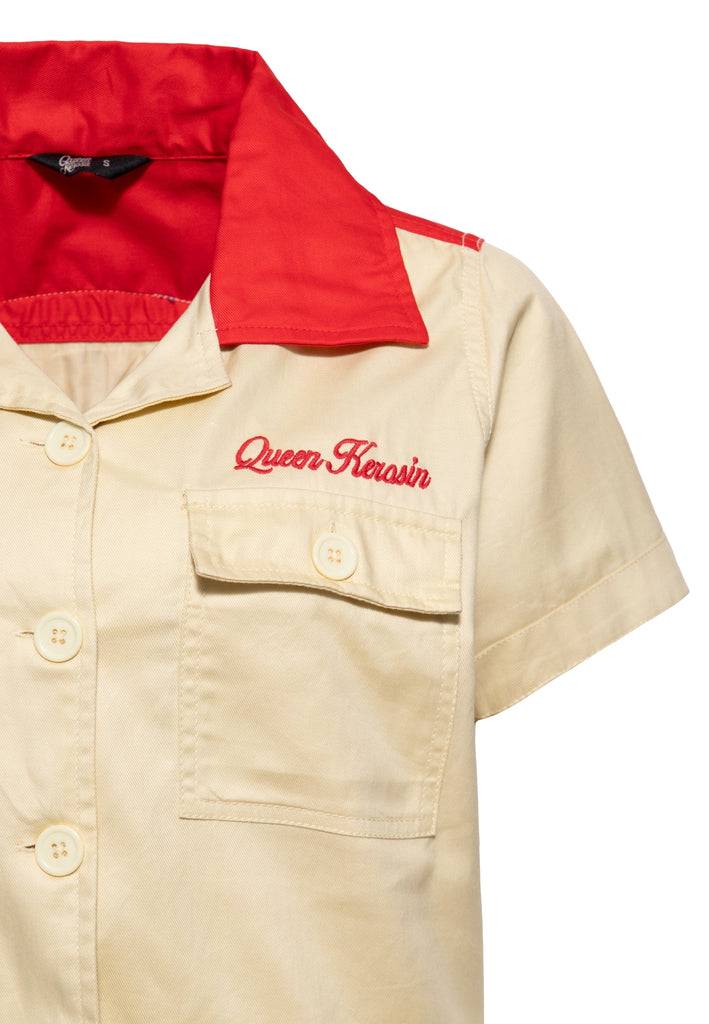 Queen Kerosin Workwear Hemdbluse «Gelateri»