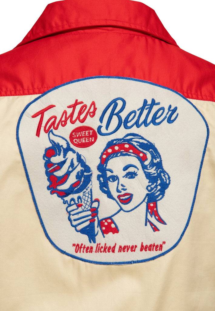 Queen Kerosin Workwear Hemdbluse «Gelateri»