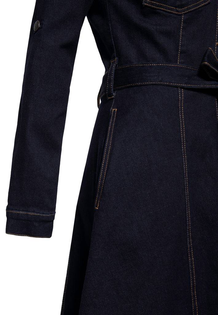 Queen Kerosin Workwear Swing Kleid