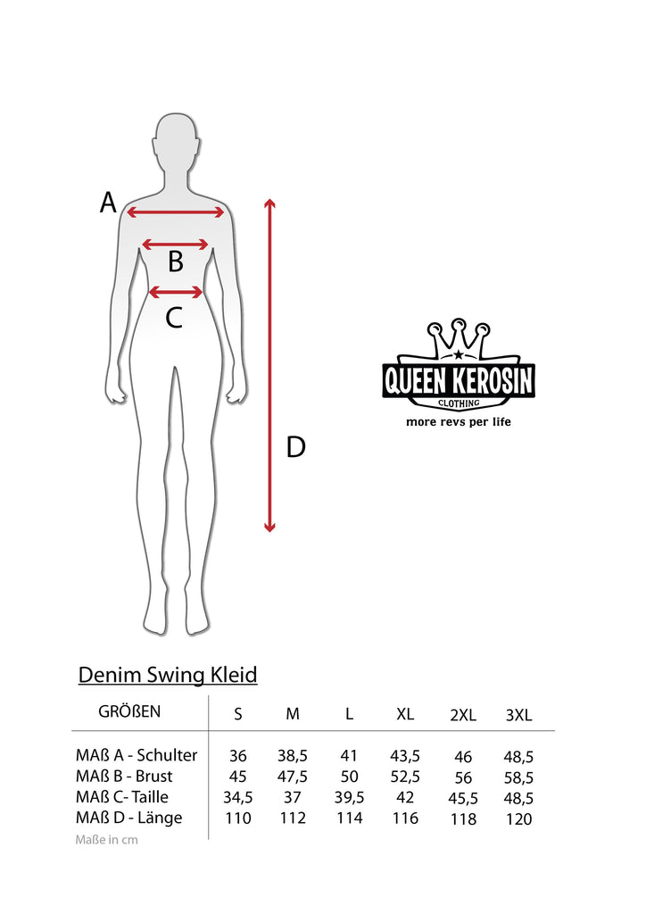 Queen Kerosin Workwear Swingkleid