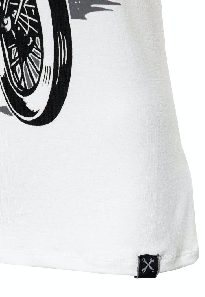 Queen Kerosin Slim Fit Print Shirt Mit Frontmotiv «Trouble Maker»