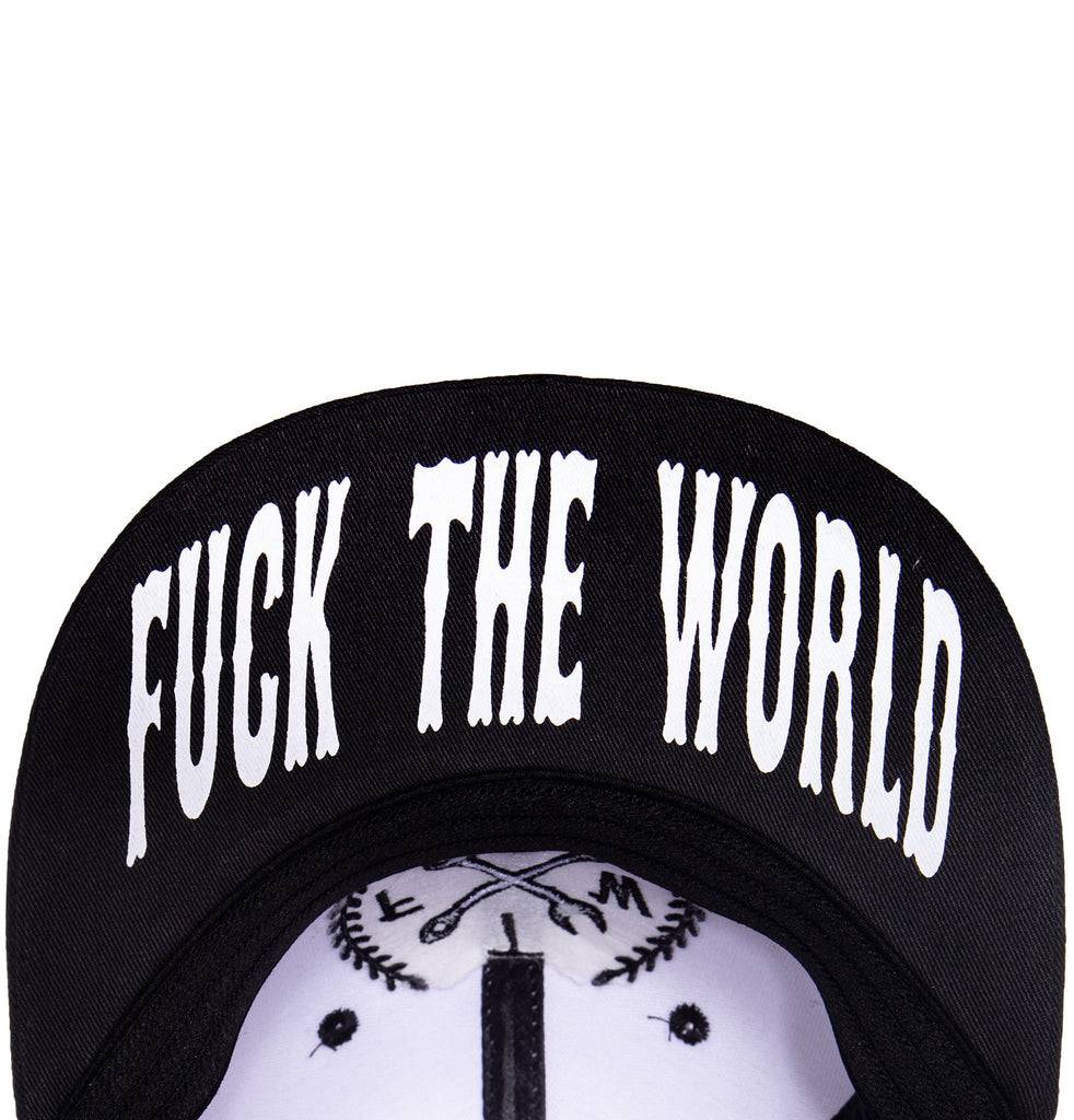 Queen Kerosin Snapback Cap Mit Print Auf Der Schirmunterseite Gummizug «FTW»