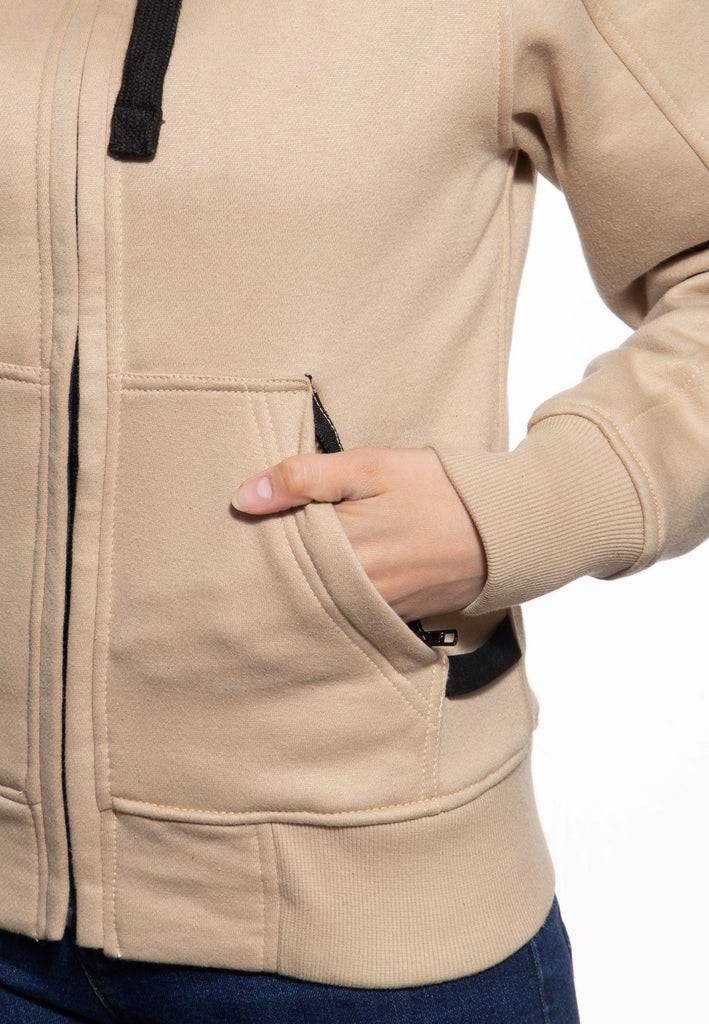 Queen Kerosin Sweatjacke Mit Kapuze «My Heart On Fire»