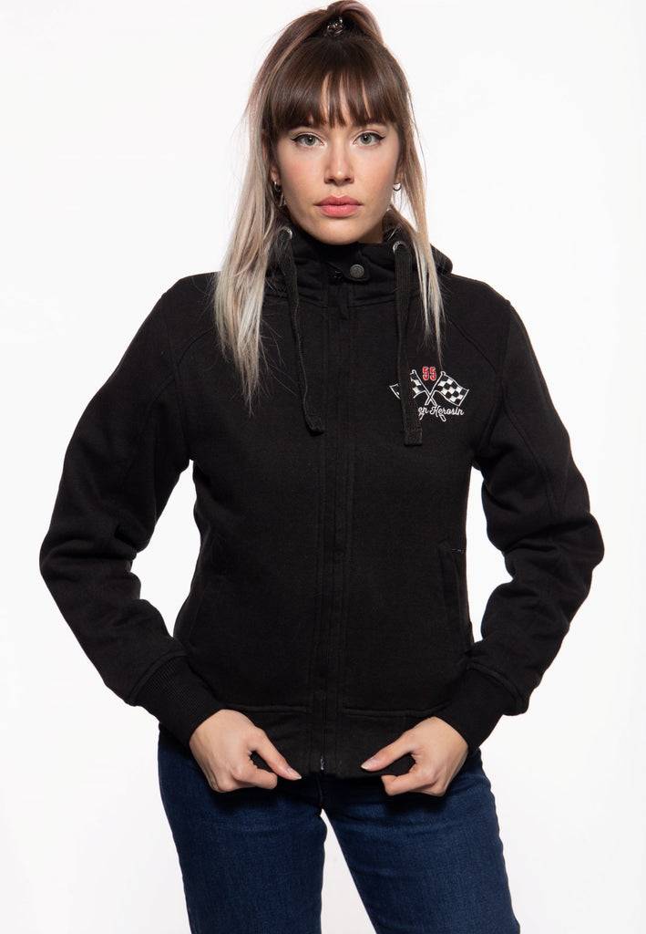 Queen Kerosin Sweatjacke Mit Kapuze «Speedway Garage»