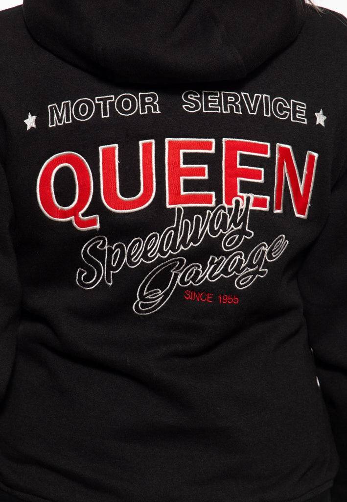 Queen Kerosin Sweatjacke Mit Kapuze «Speedway Garage»