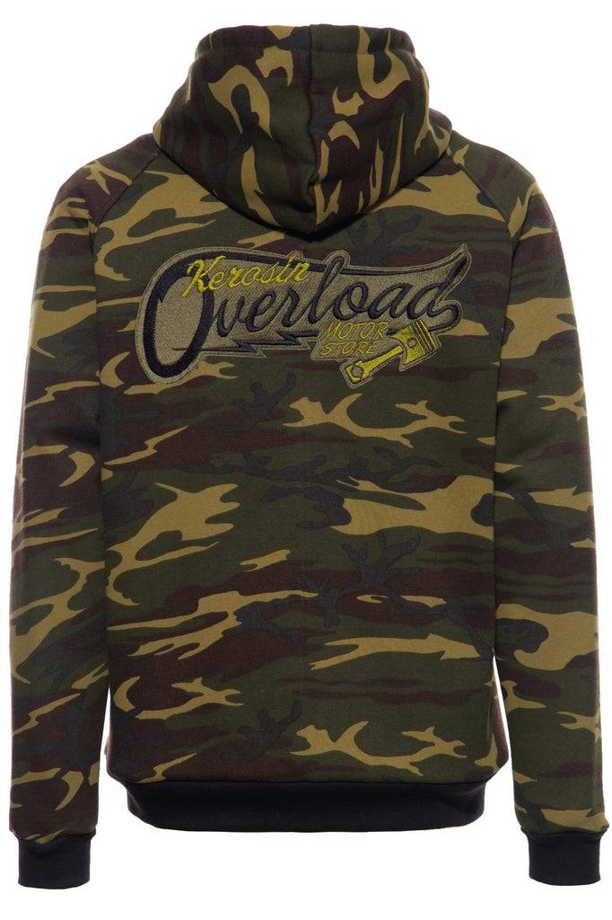 Queen Kerosin Sweatjacke Mit Separatem Softshell-Innenfutter «Kerosin Overload»